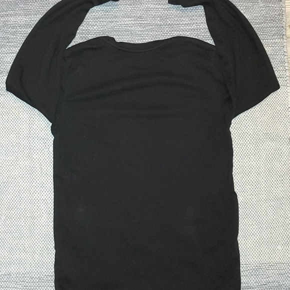 Mens Used Joe Fresh Sz XL Black Long Sleeve V Neck - Picture 2 of 2